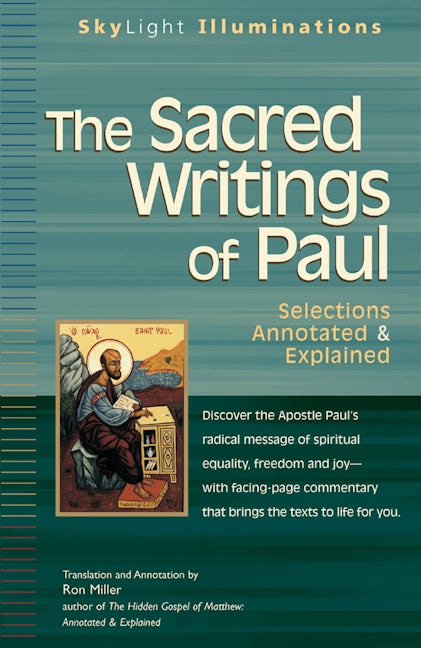 Book cover image for The Sacred Writings of Paul ISBN: 9781594732133